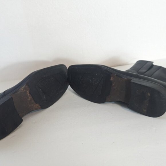 Johnston & Murphy Men’s Boots Black Square Toe Chelsea Side Zip Size 10.5 - Picture 3 of 9